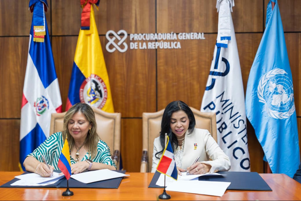 República Dominicana y Colombia Unen Fuerzas para Combatir la Trata de Personas y el Crimen Organizado Transnacional