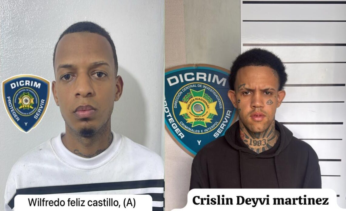 Detenidos dos hombres implicados en el homicidio de un adolescente en Los Alcarrizos
