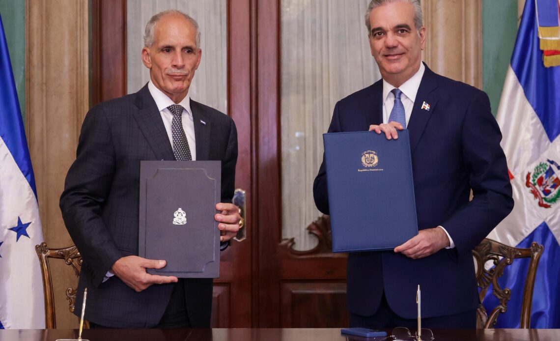 República Dominicana y Honduras Profundizan su Alianza Bilateral con la Suscripción de un Acuerdo Amplio