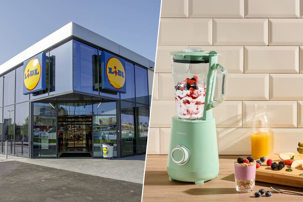 Lidl lanza batidora de vaso Silvercrest con diseño retro y alta capacidad por 23,99 euros