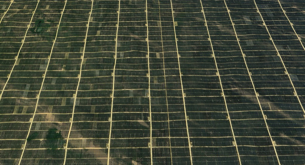Parque Solar Gigante en China Transforma Desierto Árido en Oasis Verde