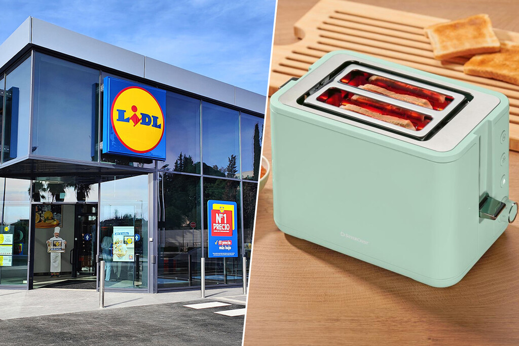 Lidl lanza tostadora de diseño retro en tonos pastel: características y alternativa