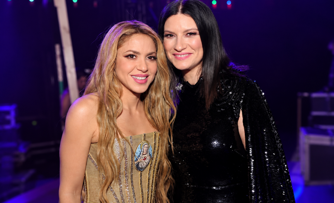 Laura Pausini y Shakira Unen Voces en Madrid para Interpretar ''Antología''