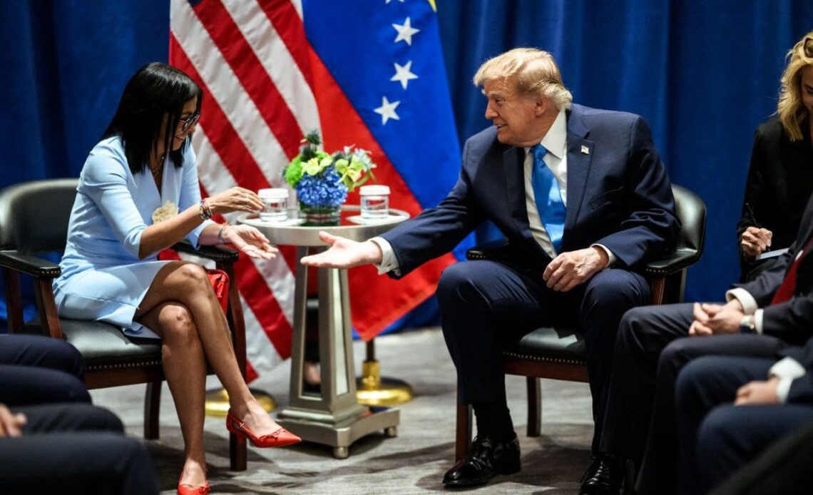 Delcy Rodríguez califica de ''histórica'' su reunión con Trump y agradece su ''respaldo''
