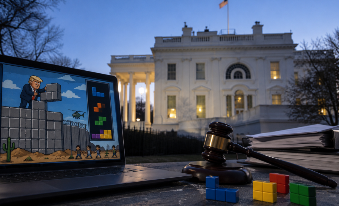 Tetris desmiente implicación en el videojuego ''Construye el Muro'' de la Casa Blanca y contempla medidas legales