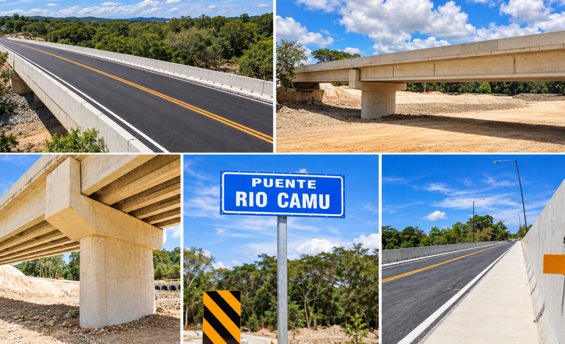 Gobierno Inaugura Nuevo Puente sobre el Río Camú, Restaurando el Enlace entre Santiago y Puerto Plata