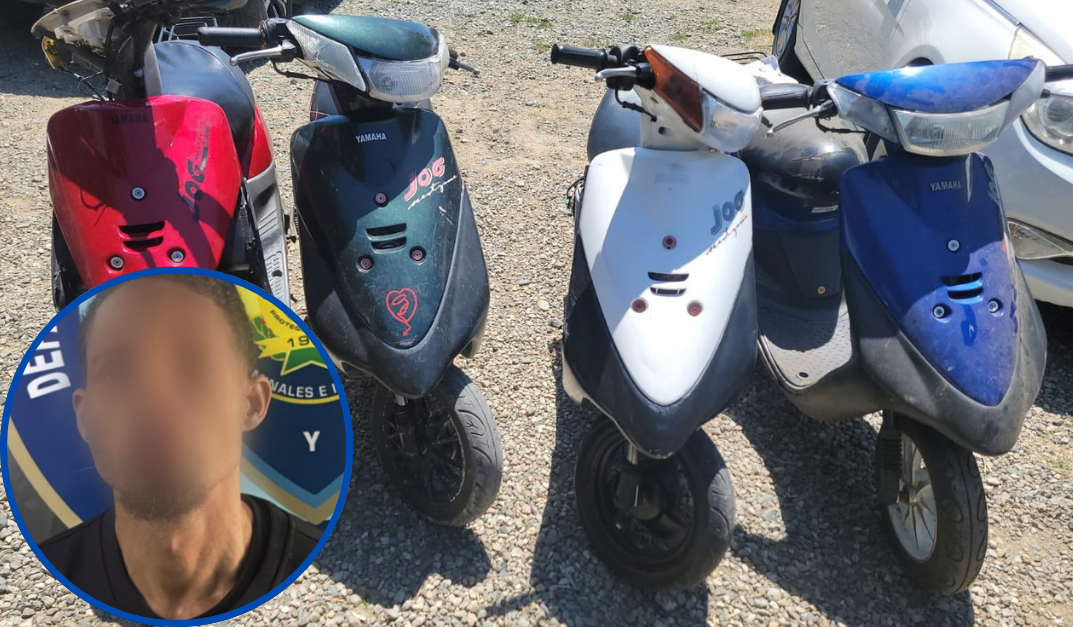DICRIM Aprehende a Sospechoso de Robo de Scooters y Recupera Cuatro Vehículos
