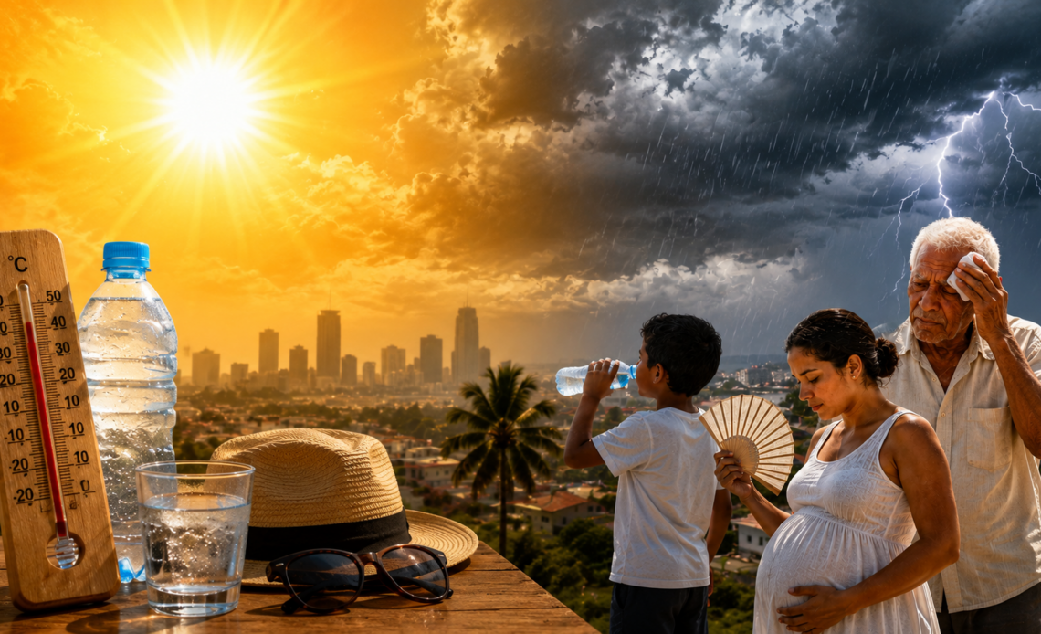 Alerta por Ola de Calor Extremo y Nube Sahariana en el País