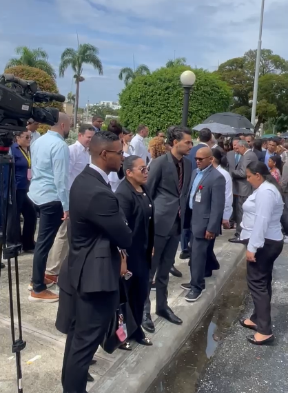 Desarrollo del Simulacro de Evacuación por Sismo en el Palacio Nacional
