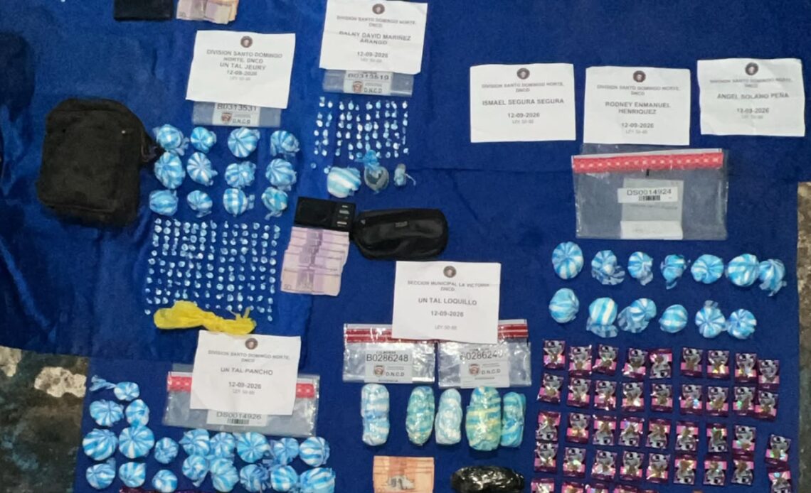 DNCD Incauta Más de 13 Kilos de Estupefacientes y Detiene a 45 Individuos en Operativo