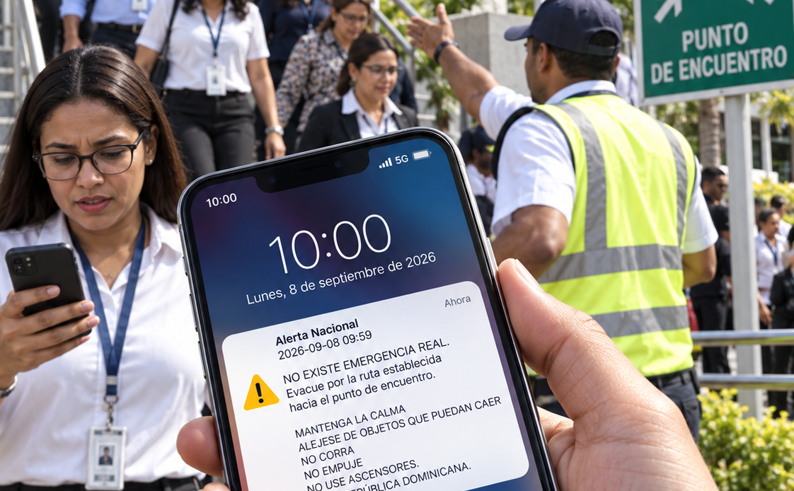Alerta en Móviles Evalúa Preparación en Simulacro Nacional de Evacuación