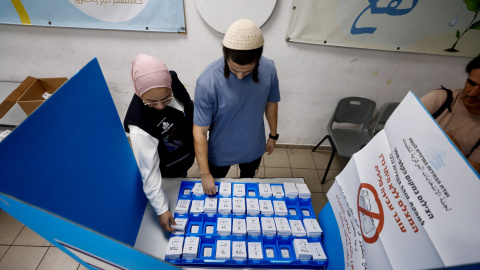 Israel registra 74,3% de participación electoral dos horas antes del cierre