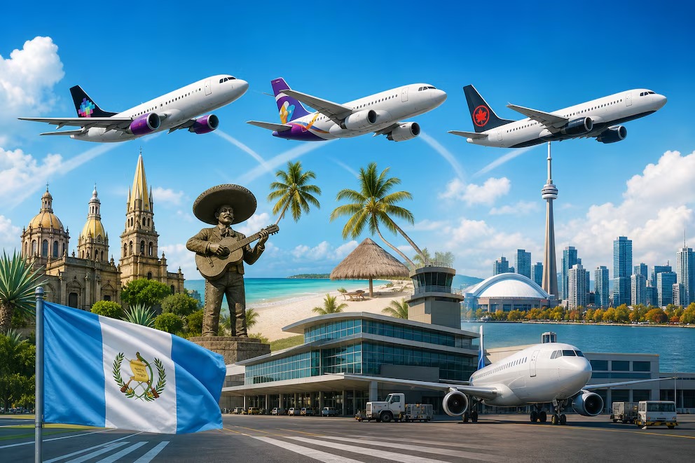 Guatemala Establecerá Vuelos Directos a República Dominicana, México y Canadá a Partir de Noviembre