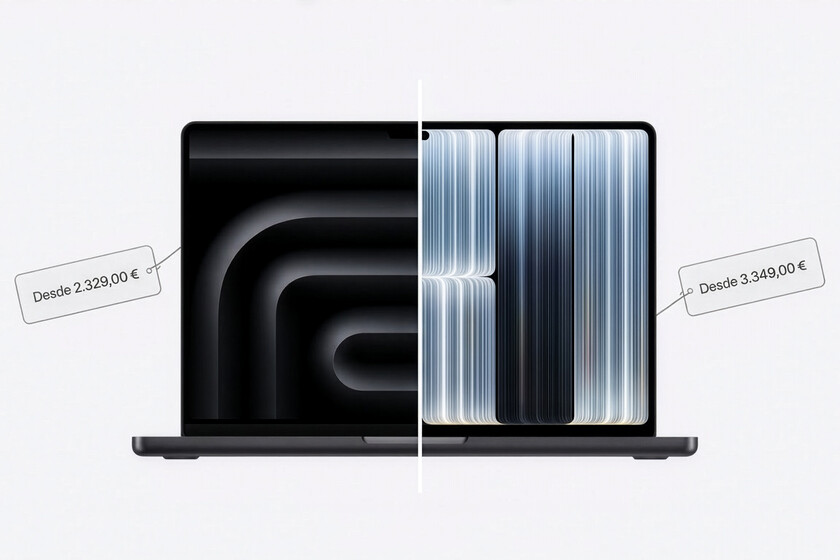 Análisis comparativo: MacBook Pro táctil vs. no táctil, más de 1.000 euros de diferencia