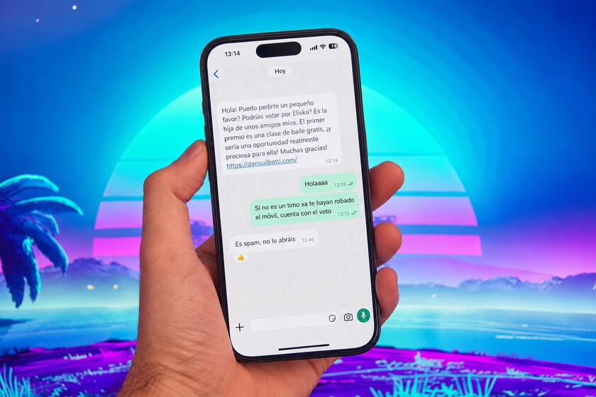 Alerta de Fraude en WhatsApp: El Mensaje ''Vota por Eliska'' Podría Comprometer Tu Cuenta