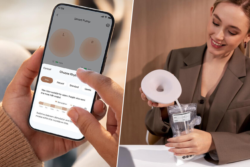 Anker eufy Baby Lanza Sacaleches Portátil S1 Pro con Tecnología de Calor Integrado en España