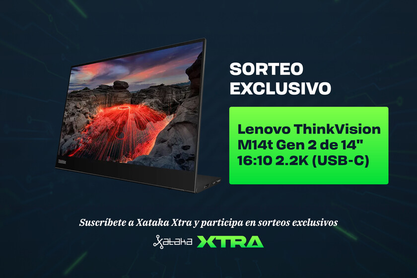 Última Oportunidad para Participar en el Sorteo de un Monitor Táctil Lenovo ThinkVision M14t Gen 2